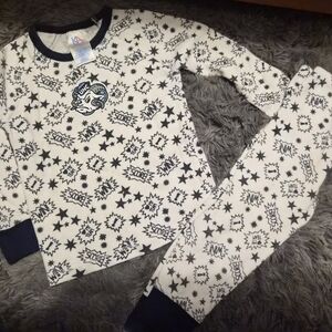 UNC Knights Apparel Starburst Pajama Set - Blue and White